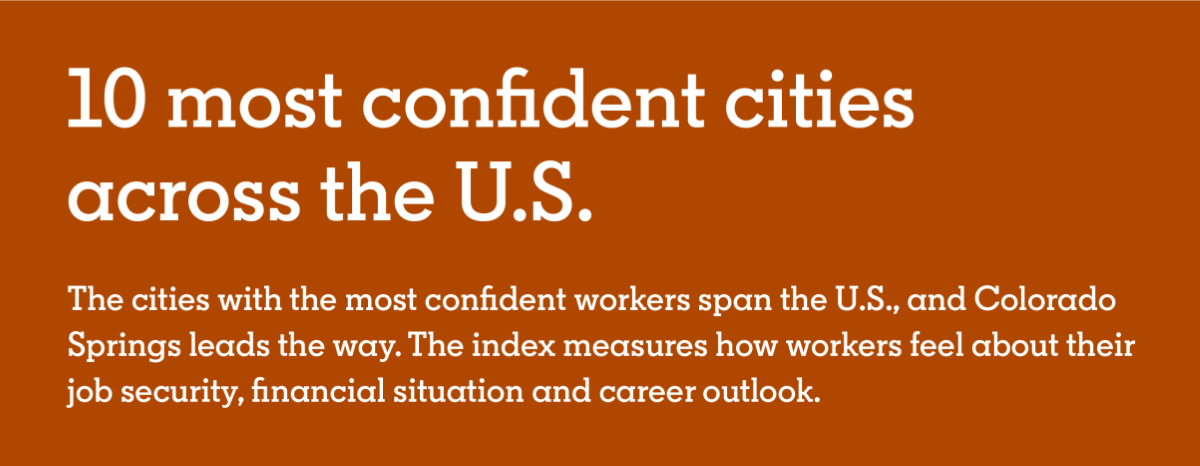 Worker confidence in Tampa among the highest nationwide