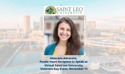 Veterans Advocate, Purple Heart Recipient to Speak at  Virtual Saint Leo University Veterans Day Event, November 11