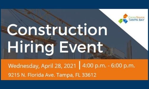 CSTB to Host In-Person Hiring Event for the Construction Industry