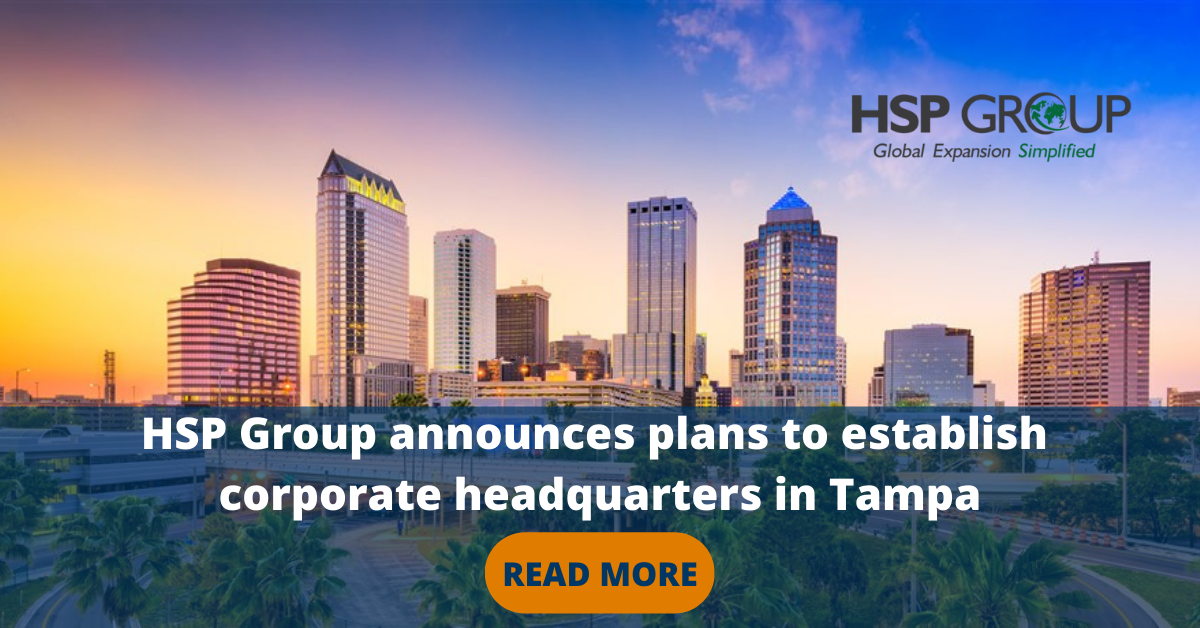 HSP Group announces plans to establish corporate headquarters in Tampa