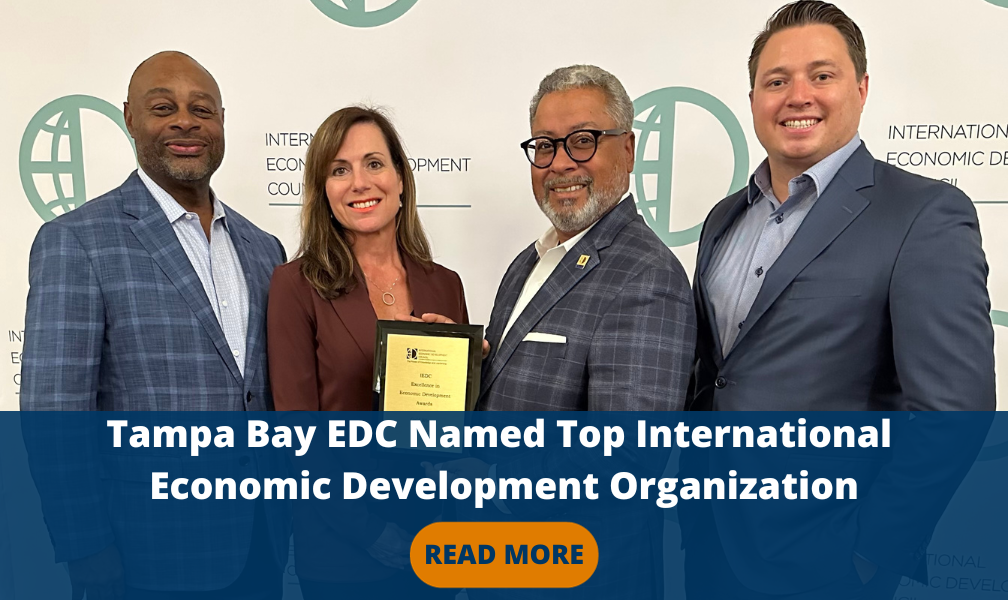 Tampa Bay Economic Development Council Named Top International Economic Development Organization
